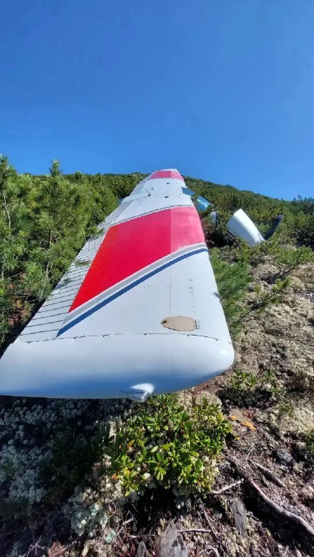 Появились первые кадры с места крушения самолета Cessna в Бодайбинском районе